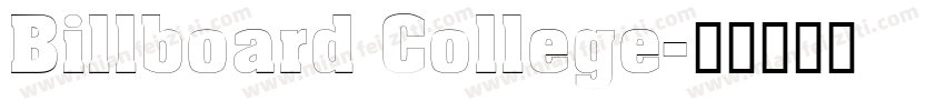 Billboard College字体转换